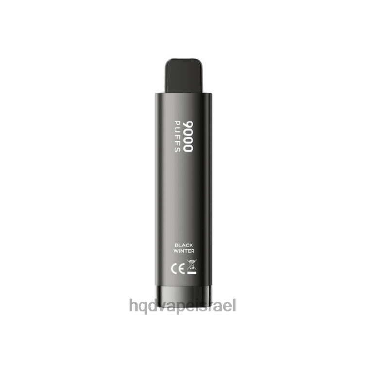 HQD CUVIE 9000 PUFFS חַד פַּעֲמִי חורף שחור P4PB8271 | HQD ISRAEL