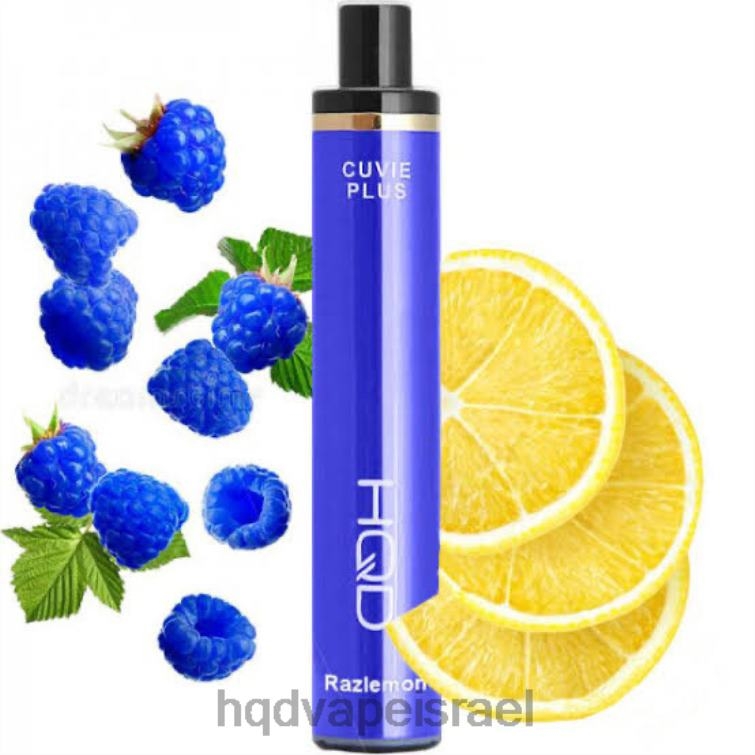 HQD CUVIE PLUS 1200 שאיפות רז לימון P4PB8124 | HQD JERUSALEM