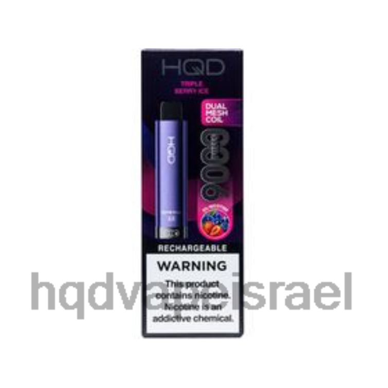 HQD CUVIE PLUS 2.0 חַד פַּעֲמִי קרח ברי משולש P4PB8266 | HQD VAPE FLAVORS