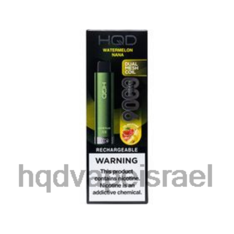 HQD CUVIE PLUS 2.0 חַד פַּעֲמִי ננה אבטיח P4PB8268 | HQD VAPES REVIEWS