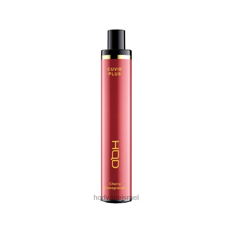 HQD CUVIE PLUS ואפי חד פעמי רימון דובדבן P4PB8152 | HQD VAPE ISRAEL