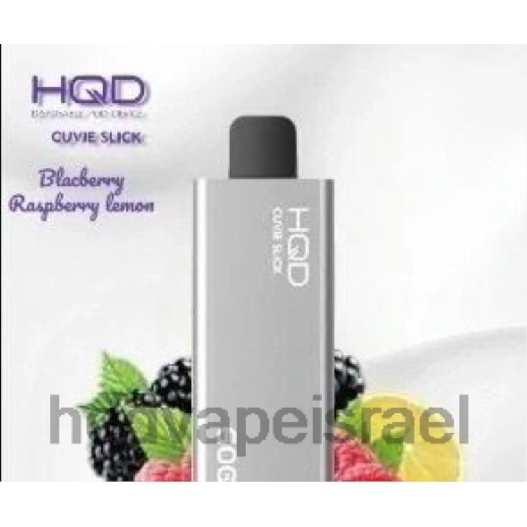 HQD CUVIE SLICK 6000 שאיפות לימון פטל אוכמניות P4PB841 | HQD ISRAEL