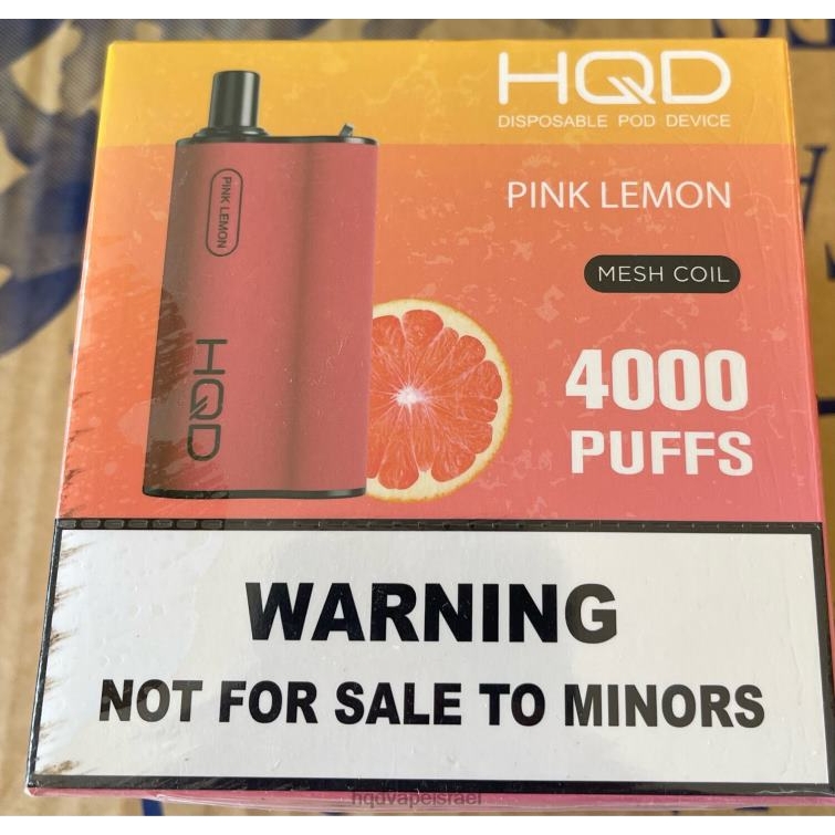 HQD BOX 4000 שאיפות לימון ורוד P4PB875 | HQD PRICE