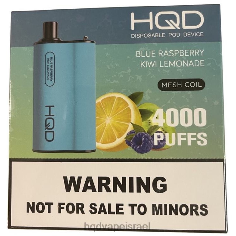 HQD BOX 4000 שאיפות לימונדה קיווי פטל אוכמניות P4PB885 | HQD PRICE