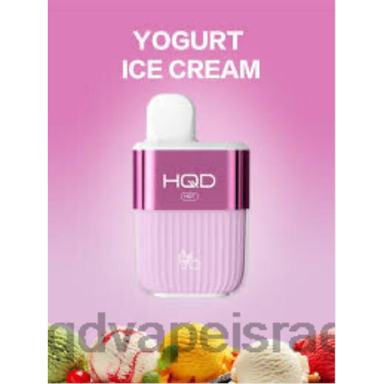 HQD HOT 5000 שאיפות גלידת יוגורט P4PB858 | HQD VAPES REVIEWS